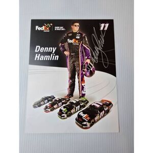 Deny Hamlin Hero Card-Signed, Framed
